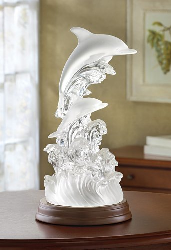 Dolphins On Wave Of Light Collectible : Gifts for dolphin lovers
